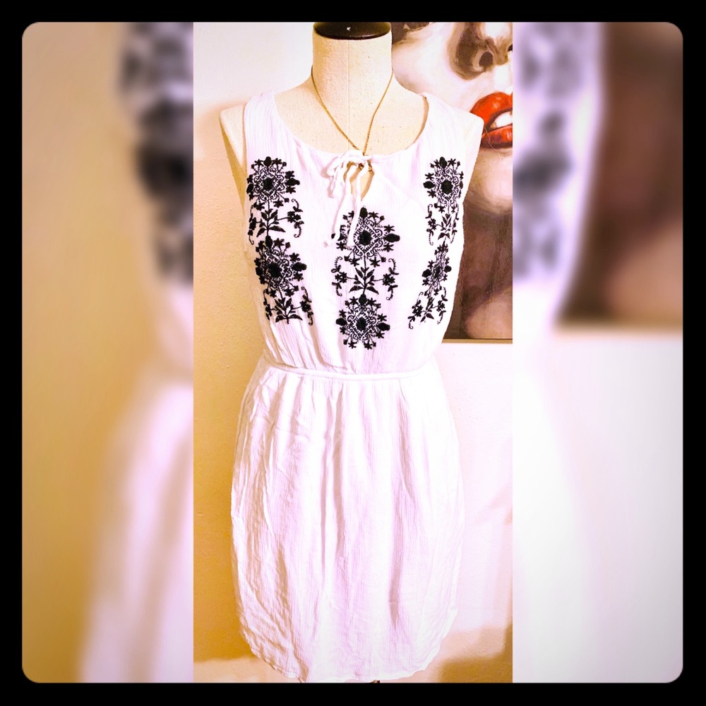 Embroidered Summer Dress